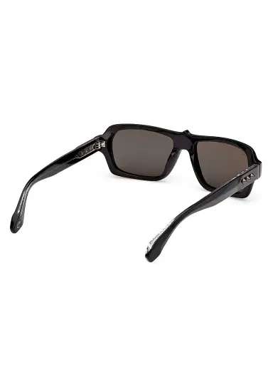 Christian Louboutin Men's Our Georges 56MM Rectangular Sunglasses - Black Smoke | Thumbnail 6 Christian Louboutin Men's Our Georges 56MM Rectangular Sunglasses - Black Smoke | Thumbnail 6