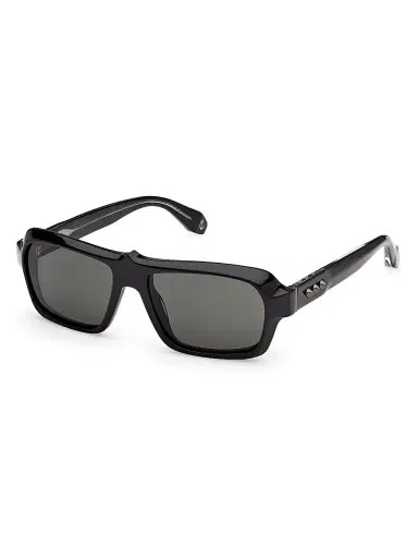 Christian Louboutin Men's Our Georges 56MM Rectangular Sunglasses - Black Smoke | Thumbnail 1 Christian Louboutin Men's Our Georges 56MM Rectangular Sunglasses - Black Smoke | Thumbnail 1