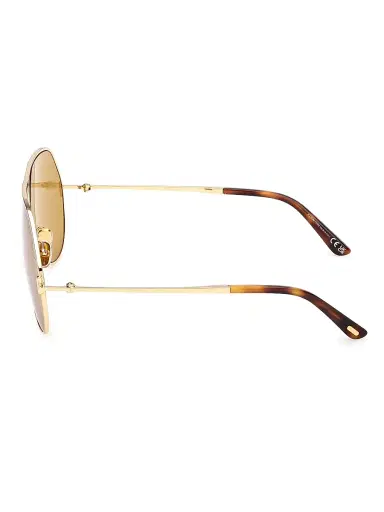 TOM FORD Women's Rickie 63MM Navigator Sunglasses - Havana Gold Yellow | Thumbnail 3 TOM FORD Women's Rickie 63MM Navigator Sunglasses - Havana Gold Yellow | Thumbnail 3
