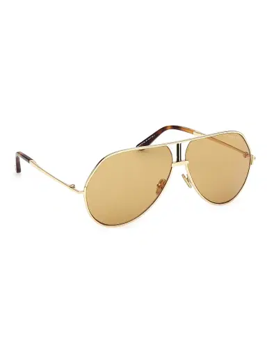 TOM FORD Women's Rickie 63MM Navigator Sunglasses - Havana Gold Yellow | Thumbnail 8 TOM FORD Women's Rickie 63MM Navigator Sunglasses - Havana Gold Yellow | Thumbnail 8