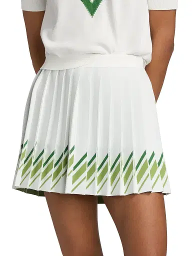 Tanya Taylor Women's Billie Pleared Tennis Miniskirt - | Thumbnail 3 Tanya Taylor Women's Billie Pleared Tennis Miniskirt - | Thumbnail 3