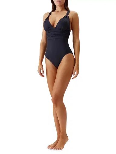Melissa Odabash Women's Panarea Core One-Piece Swimsuit - Black | Thumbnail 2 Melissa Odabash Women's Panarea Core One-Piece Swimsuit - Black | Thumbnail 2
