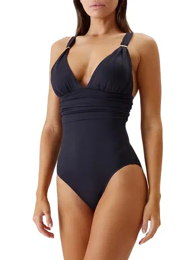 Melissa Odabash Women's Panarea Core One-Piece Swimsuit - Black | Thumbnail 3 Melissa Odabash Women's Panarea Core One-Piece Swimsuit - Black | Thumbnail 3