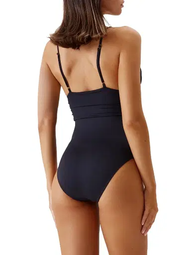 Melissa Odabash Women's Panarea Core One-Piece Swimsuit - Black | Thumbnail 4 Melissa Odabash Women's Panarea Core One-Piece Swimsuit - Black | Thumbnail 4