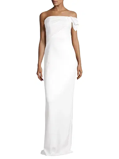 Black Halo Women's Divina Gown - Whip Cream | Thumbnail 3 Black Halo Women's Divina Gown - Whip Cream | Thumbnail 3