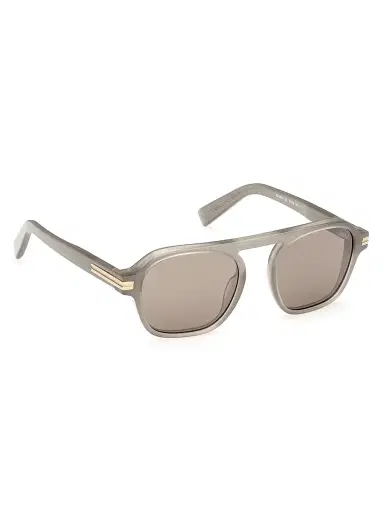 Zegna Men's 51MM Round Sunglasses | Thumbnail 8 Zegna Men's 51MM Round Sunglasses | Thumbnail 8