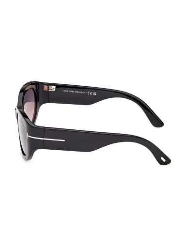 TOM FORD Women's Arizona 53MM Rectangular Sunglasses - Black Purple | Thumbnail 2 TOM FORD Women's Arizona 53MM Rectangular Sunglasses - Black Purple | Thumbnail 2