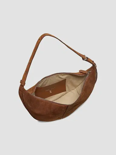 Proenza Schouler Women's Slide Suede Bag - Saddle | Thumbnail 3 Proenza Schouler Women's Slide Suede Bag - Saddle | Thumbnail 3