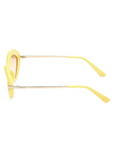 Pucci Women's 54MM Geometric Sunglasses - Yellow Gradient Peach | Thumbnail 3 Pucci Women's 54MM Geometric Sunglasses - Yellow Gradient Peach | Thumbnail 3