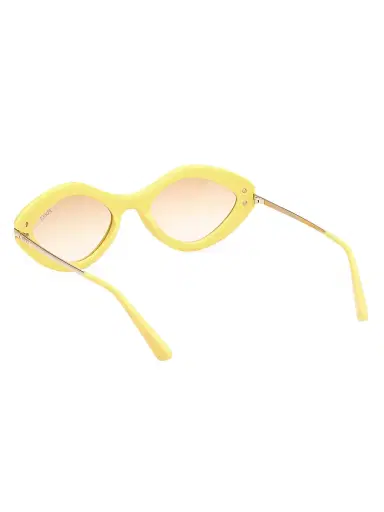 Pucci Women's 54MM Geometric Sunglasses - Yellow Gradient Peach | Thumbnail 4 Pucci Women's 54MM Geometric Sunglasses - Yellow Gradient Peach | Thumbnail 4