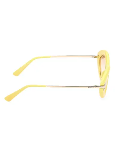 Pucci Women's 54MM Geometric Sunglasses - Yellow Gradient Peach | Thumbnail 7 Pucci Women's 54MM Geometric Sunglasses - Yellow Gradient Peach | Thumbnail 7