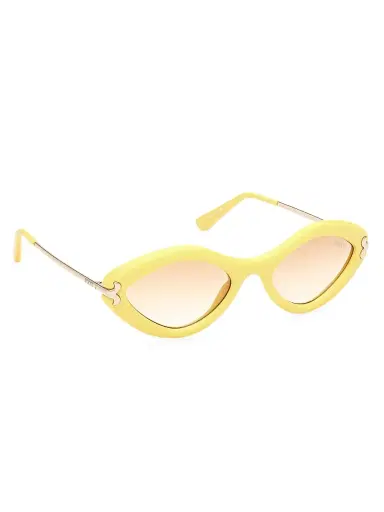 Pucci Women's 54MM Geometric Sunglasses - Yellow Gradient Peach | Thumbnail 8 Pucci Women's 54MM Geometric Sunglasses - Yellow Gradient Peach | Thumbnail 8