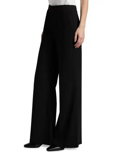 ALICE + OLIVIA Women's Dylan High-Waist Wide-Leg Pants - Black | Thumbnail 4 ALICE + OLIVIA Women's Dylan High-Waist Wide-Leg Pants - Black | Thumbnail 4