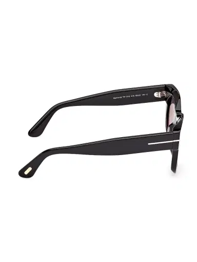 TOM FORD Women's Marine 50MM Round Sunglasses - Black Purple | Thumbnail 6 TOM FORD Women's Marine 50MM Round Sunglasses - Black Purple | Thumbnail 6