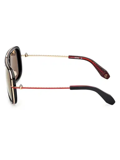 Christian Louboutin Men's Greggo 62MM Aviator Sunglasses - Black Red | Thumbnail 3 Christian Louboutin Men's Greggo 62MM Aviator Sunglasses - Black Red | Thumbnail 3