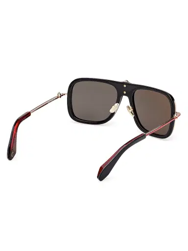 Christian Louboutin Men's Greggo 62MM Aviator Sunglasses - Black Red | Thumbnail 6 Christian Louboutin Men's Greggo 62MM Aviator Sunglasses - Black Red | Thumbnail 6