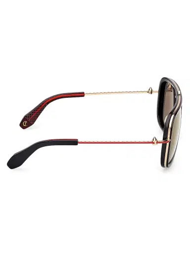 Christian Louboutin Men's Greggo 62MM Aviator Sunglasses - Black Red | Thumbnail 7 Christian Louboutin Men's Greggo 62MM Aviator Sunglasses - Black Red | Thumbnail 7