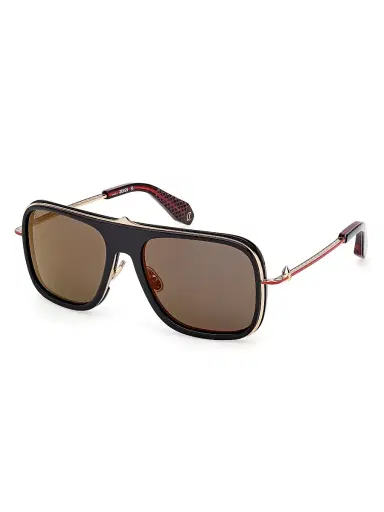 Christian Louboutin Men's Greggo 62MM Aviator Sunglasses - Black Red | Thumbnail 1 Christian Louboutin Men's Greggo 62MM Aviator Sunglasses - Black Red | Thumbnail 1