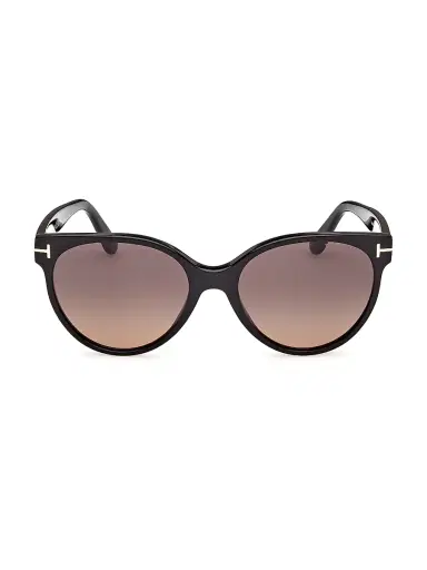 TOM FORD Women's Tallulah 56MM Round Sunglasses - Blackbrown | Thumbnail 2 TOM FORD Women's Tallulah 56MM Round Sunglasses - Blackbrown | Thumbnail 2