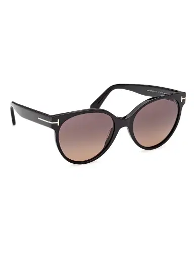 TOM FORD Women's Tallulah 56MM Round Sunglasses - Blackbrown | Thumbnail 8 TOM FORD Women's Tallulah 56MM Round Sunglasses - Blackbrown | Thumbnail 8