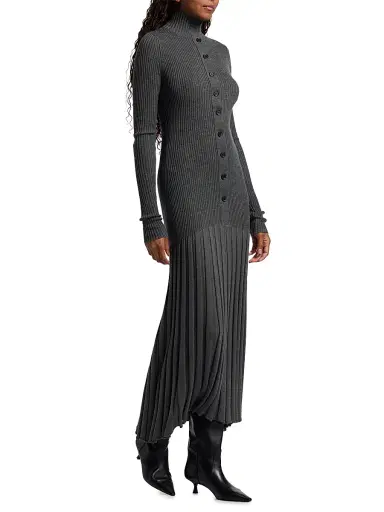 Proenza Schouler Women's Jada Ribbed Merino Maxi Dress | Thumbnail 2 Proenza Schouler Women's Jada Ribbed Merino Maxi Dress | Thumbnail 2
