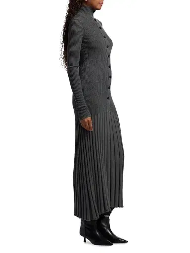 Proenza Schouler Women's Jada Ribbed Merino Maxi Dress | Thumbnail 4 Proenza Schouler Women's Jada Ribbed Merino Maxi Dress | Thumbnail 4