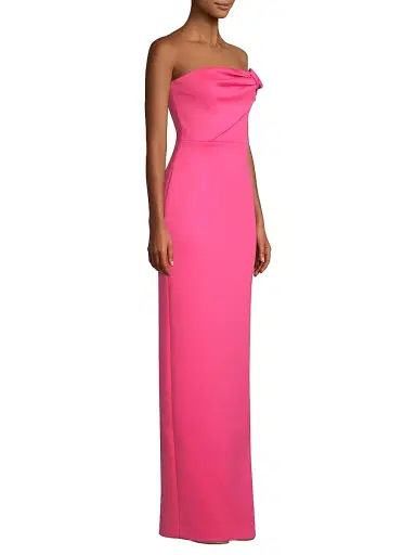 Black Halo Women's Divina Gown - Iconic Pink | Thumbnail 3 Black Halo Women's Divina Gown - Iconic Pink | Thumbnail 3