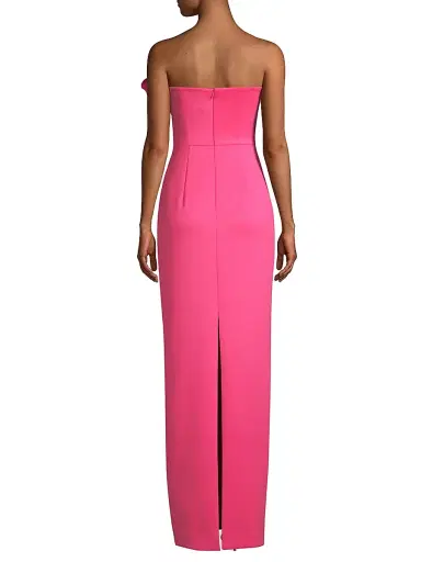 Black Halo Women's Divina Gown - Iconic Pink | Thumbnail 4 Black Halo Women's Divina Gown - Iconic Pink | Thumbnail 4