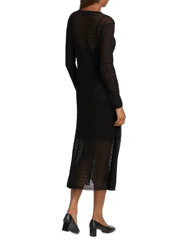 Proenza Schouler White Label Women's Miriam Sheer Crochet Maxi Dress - Black | Thumbnail 5 Proenza Schouler White Label Women's Miriam Sheer Crochet Maxi Dress - Black | Thumbnail 5