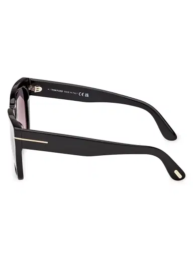 TOM FORD Women's Flynn 55MM Square Sunglasses - Black Purple | Thumbnail 3 TOM FORD Women's Flynn 55MM Square Sunglasses - Black Purple | Thumbnail 3