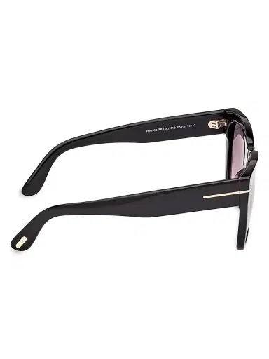 TOM FORD Women's Flynn 55MM Square Sunglasses - Black Purple | Thumbnail 7 TOM FORD Women's Flynn 55MM Square Sunglasses - Black Purple | Thumbnail 7