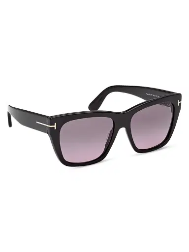TOM FORD Women's Flynn 55MM Square Sunglasses - Black Purple | Thumbnail 8 TOM FORD Women's Flynn 55MM Square Sunglasses - Black Purple | Thumbnail 8