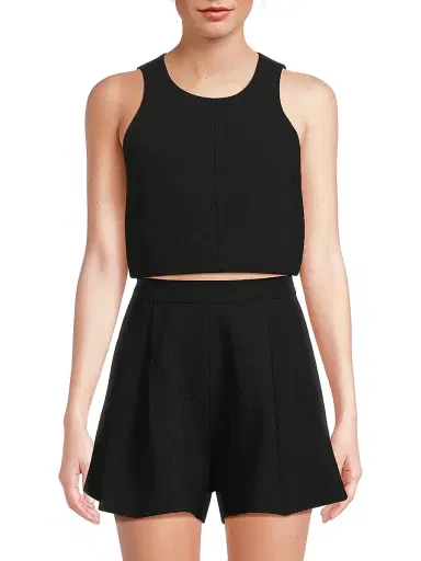 BLACK HALO Women's x Laurel Berman Sanibel Two-Piece Romper - Black | Thumbnail 3 BLACK HALO Women's x Laurel Berman Sanibel Two-Piece Romper - Black | Thumbnail 3