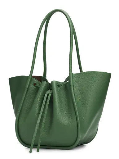 Proenza Schouler Women's Large Ruched Leather Tote Bag | Thumbnail 3 Proenza Schouler Women's Large Ruched Leather Tote Bag | Thumbnail 3