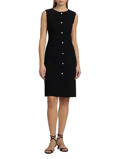 Kobi Halperin Women's Briel Crepe Sleeveless Midi-Dress - Black - Size 16 | Thumbnail 3 Kobi Halperin Women's Briel Crepe Sleeveless Midi-Dress - Black - Size 16 | Thumbnail 3
