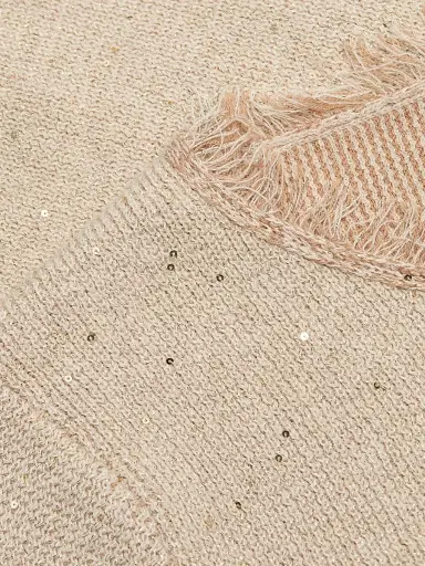 Kobi Halperin Women's Kate Fray-Trim Short-Sleeve Linen-Blend Sweater - Natural | Thumbnail 7 Kobi Halperin Women's Kate Fray-Trim Short-Sleeve Linen-Blend Sweater - Natural | Thumbnail 7