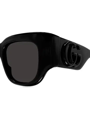 Gucci Women's Marmont Monocolor 53MM Squared Sunglasses - Black Dark Grey | Thumbnail 3 Gucci Women's Marmont Monocolor 53MM Squared Sunglasses - Black Dark Grey | Thumbnail 3