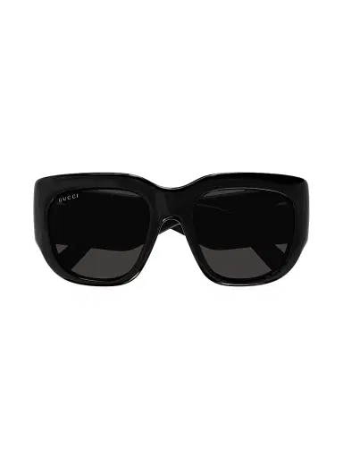 Gucci Women's Marmont Monocolor 53MM Squared Sunglasses - Black Dark Grey | Thumbnail 1 Gucci Women's Marmont Monocolor 53MM Squared Sunglasses - Black Dark Grey | Thumbnail 1