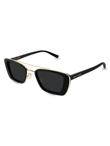 Saint Laurent Women's 50MM Rectangular Sunglasses - Black | Thumbnail 1 Saint Laurent Women's 50MM Rectangular Sunglasses - Black | Thumbnail 1