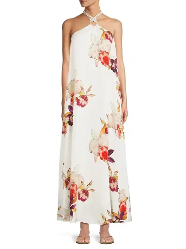 Kobi Halperin Women's Jennie Halterneck Maxi Dress - Multi | Thumbnail 2 Kobi Halperin Women's Jennie Halterneck Maxi Dress - Multi | Thumbnail 2