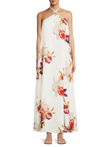 Kobi Halperin Women's Jennie Halterneck Maxi Dress - Multi | Thumbnail 3 Kobi Halperin Women's Jennie Halterneck Maxi Dress - Multi | Thumbnail 3