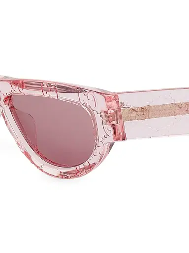 Gucci Women's Miami Logo 53MM Cat-Eye Sunglasses - Pink | Thumbnail 3 Gucci Women's Miami Logo 53MM Cat-Eye Sunglasses - Pink | Thumbnail 3