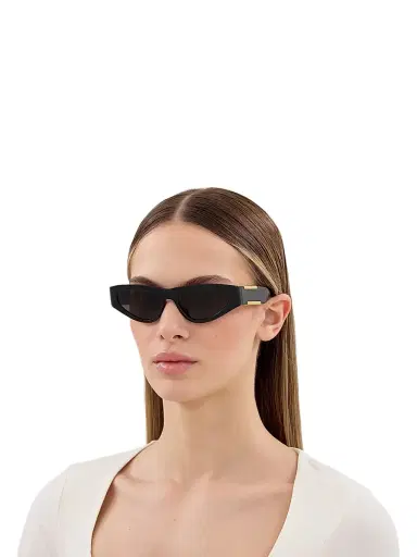 Bottega Veneta Women's Dash Ribbon 53MM Cat-Eye Sunglasses - Black | Thumbnail 2 Bottega Veneta Women's Dash Ribbon 53MM Cat-Eye Sunglasses - Black | Thumbnail 2