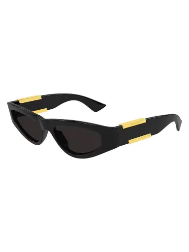 Bottega Veneta Women's Dash Ribbon 53MM Cat-Eye Sunglasses - Black | Thumbnail 1 Bottega Veneta Women's Dash Ribbon 53MM Cat-Eye Sunglasses - Black | Thumbnail 1
