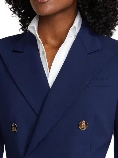 Ralph Lauren Collection Women's Iconic Style Camden Double-Breasted Blazer - Navy - Size 16 | Thumbnail 6 Ralph Lauren Collection Women's Iconic Style Camden Double-Breasted Blazer - Navy - Size 16 | Thumbnail 6