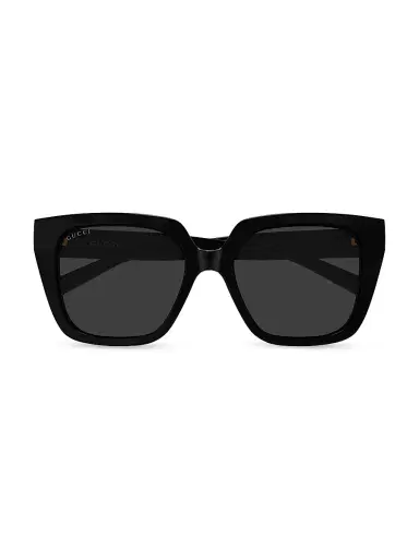 Gucci Women's Lines 54MM Butterfly Sunglasses - Black | Thumbnail 2 Gucci Women's Lines 54MM Butterfly Sunglasses - Black | Thumbnail 2