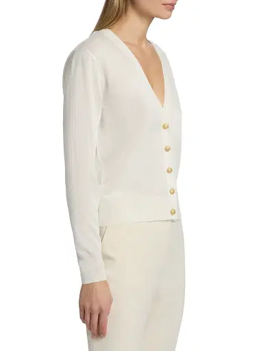 Kobi Halperin Women's Jenna Jersey Cardigan - White - Size XXL | Thumbnail 4 Kobi Halperin Women's Jenna Jersey Cardigan - White - Size XXL | Thumbnail 4