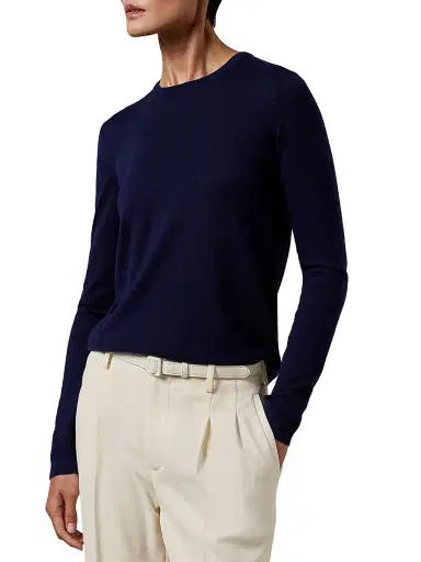 Ralph Lauren Collection Women's Cashmere Crewneck Sweater | Thumbnail 3 Ralph Lauren Collection Women's Cashmere Crewneck Sweater | Thumbnail 3