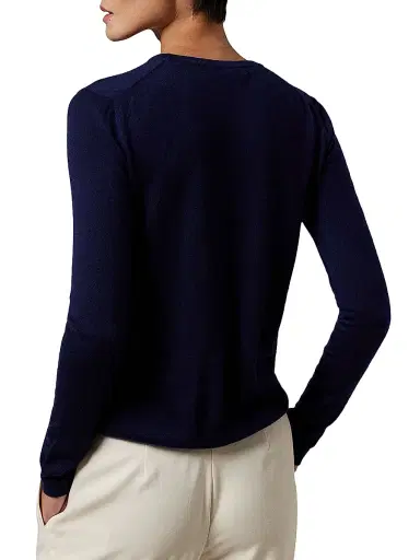 Ralph Lauren Collection Women's Cashmere Crewneck Sweater | Thumbnail 4 Ralph Lauren Collection Women's Cashmere Crewneck Sweater | Thumbnail 4