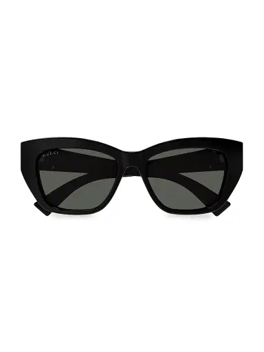 Gucci Women's GG Muse 55MM Cat-Eye Sunglasses - Black Silver Black | Thumbnail 2 Gucci Women's GG Muse 55MM Cat-Eye Sunglasses - Black Silver Black | Thumbnail 2